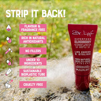 DR.LIPP Superfood Elderberry Tint - 4 - In - ONE (Lip, Cheek & Eye) - liquidation.store