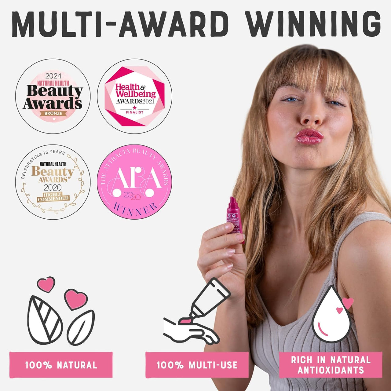 DR.LIPP Superfood Elderberry Tint - 4 - In - ONE (Lip, Cheek & Eye) - liquidation.store