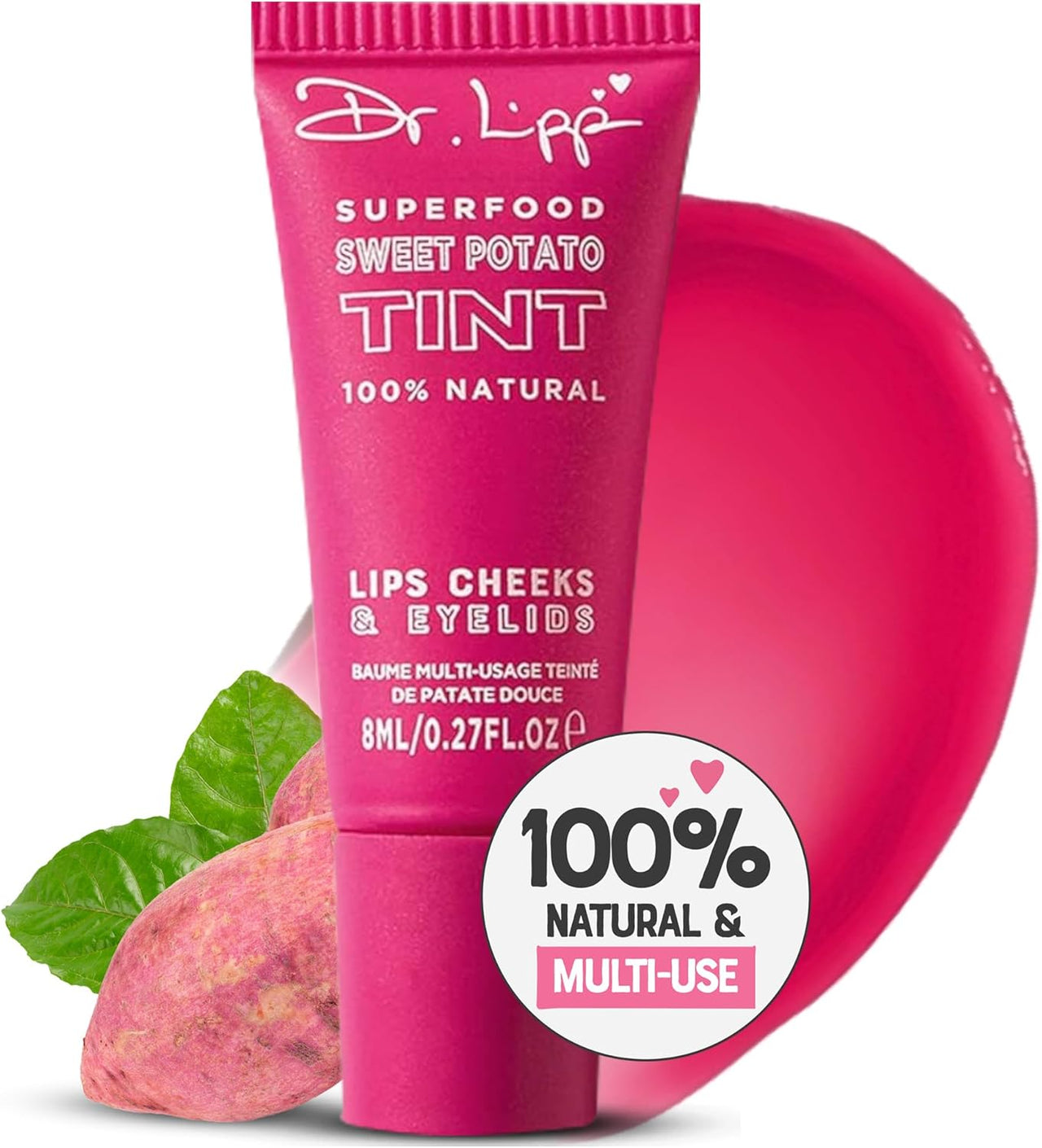 DR.LIPP Superfood Sweet Potato Tint - 4 - In - ONE (Lip, Cheek & Eye) - liquidation.store
