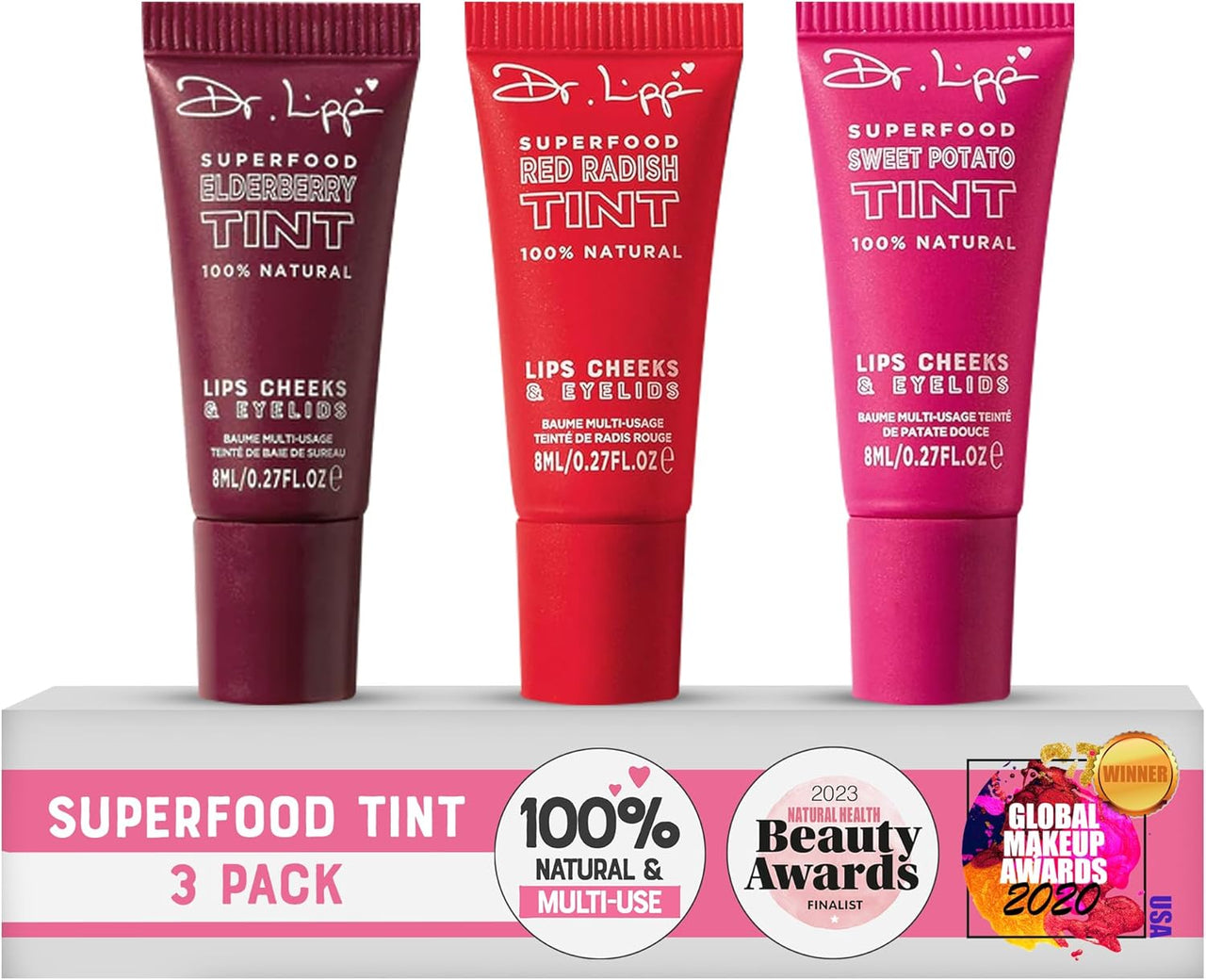 DR.LIPP Superfood Tints Trio Pack - 4 - In - ONE (8ml x 3) - liquidation.store