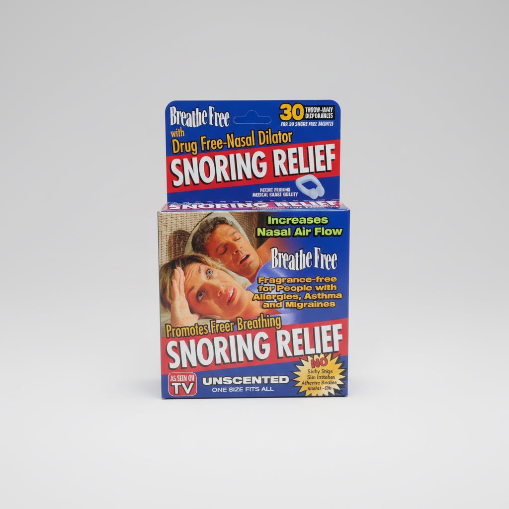 Drug Free Nasal Dilator Snoring Relief 30 Pack Disposable - liquidation.store