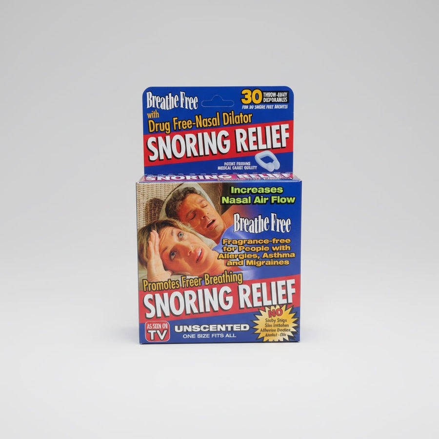 Drug Free Nasal Dilator Snoring Relief 30 Pack Disposable - liquidation.store