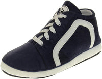 Dunlop Mens High Top Sneaker Navy Slippers - XL (UK 11 - 12) - liquidation.store