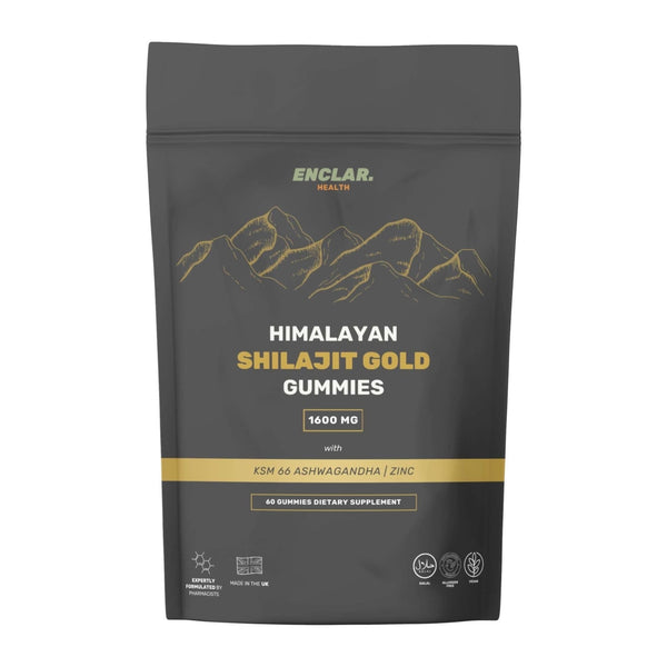 Enclar Health Shilajit, Ashwagandha & Zinc Gummies – 60 gummies - liquidation.store