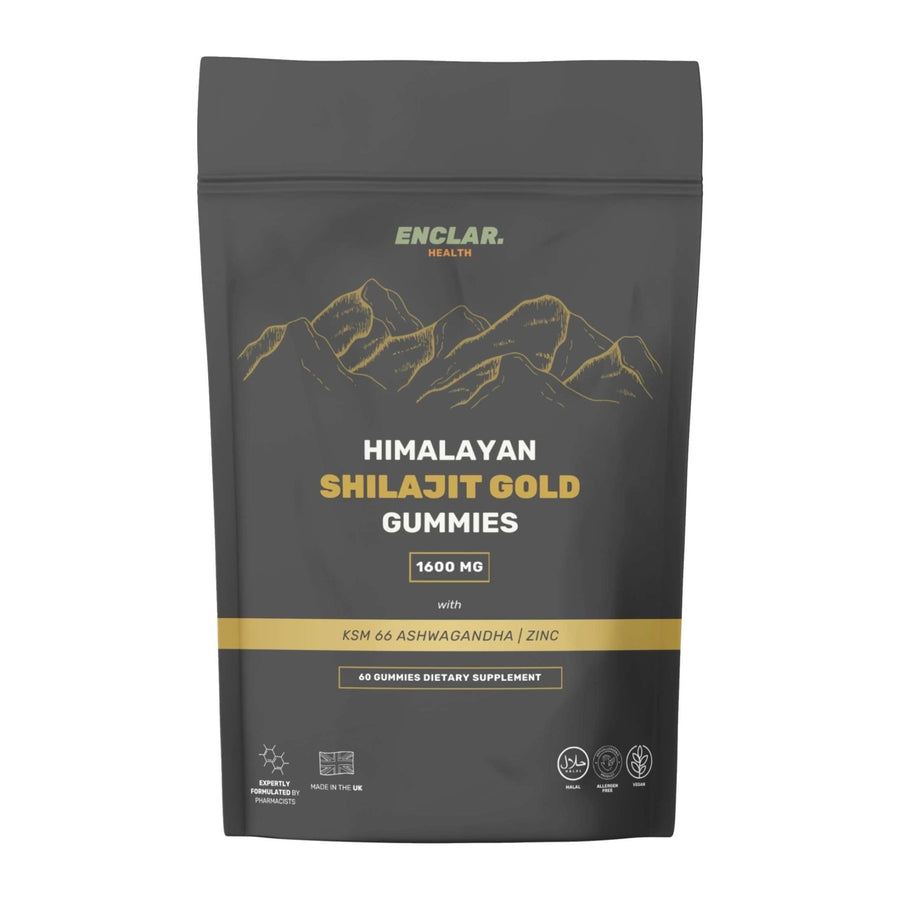 Enclar Health Shilajit, Ashwagandha & Zinc Gummies – 60 gummies - liquidation.store