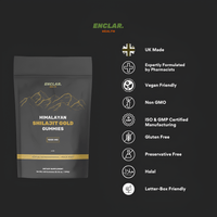 Enclar Health Shilajit, Ashwagandha & Zinc Gummies – 60 gummies - liquidation.store