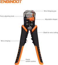 Thumbnail for ENGiNDOT 3 - in - 1 Automatic Wire Stripper Plier Tool AWG10 - 24 - liquidation.store