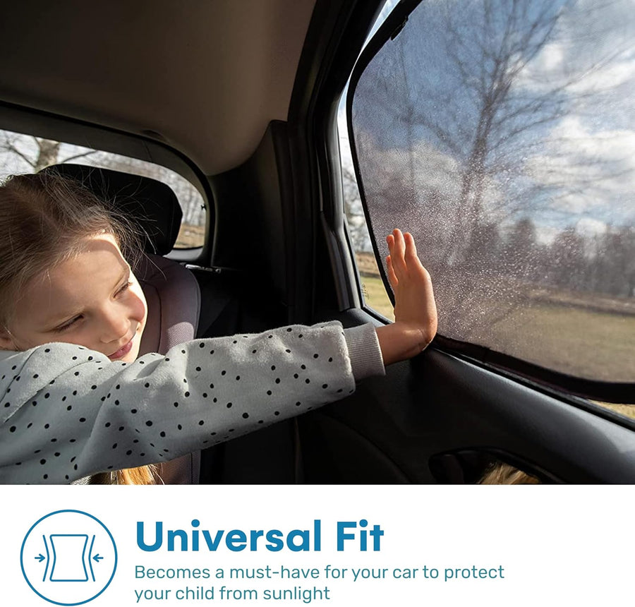 Enovoe Car Window Shade For Kids - 4 - Pack - liquidation.store