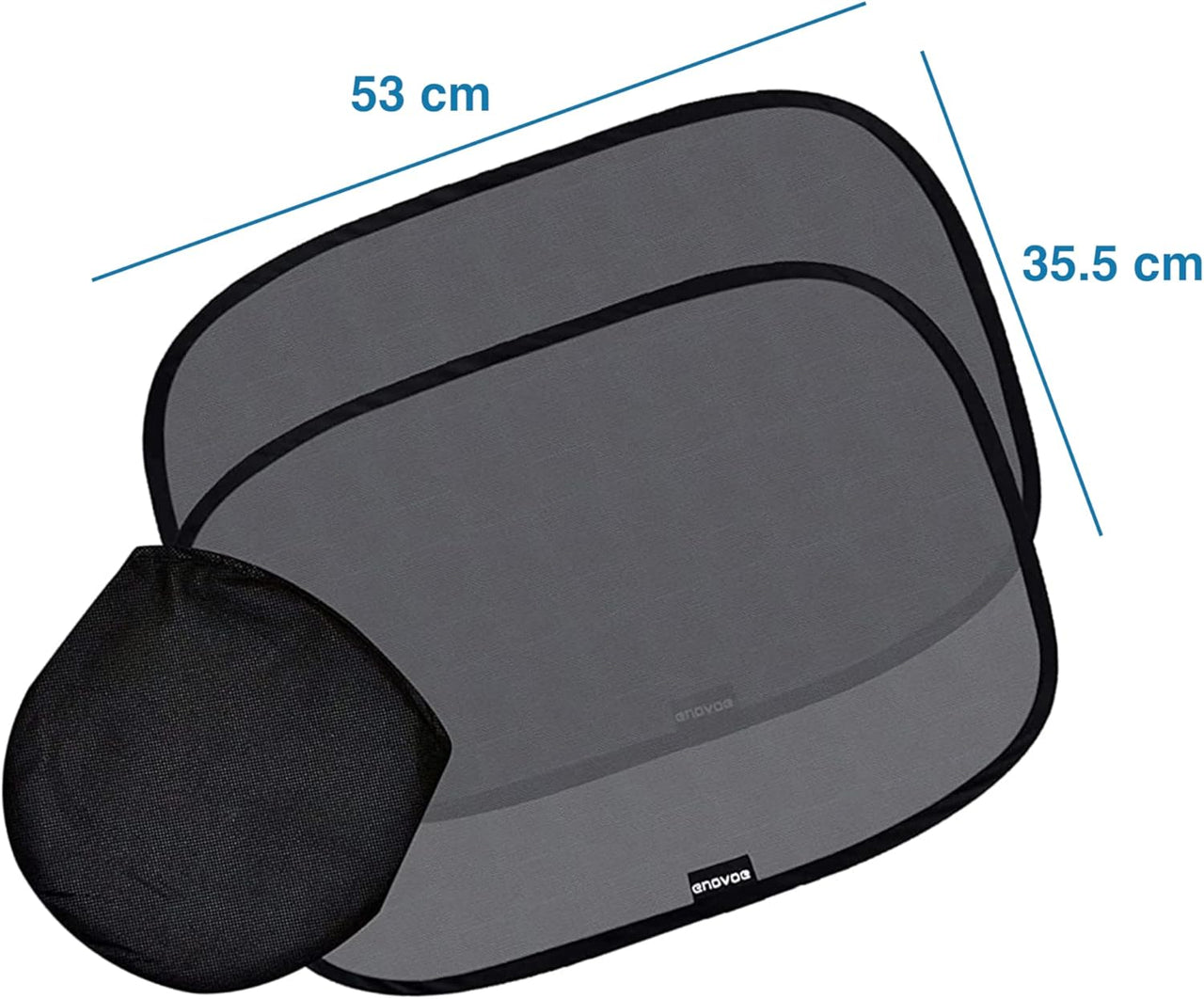 Enovoe Car Window Shade For Kids - 4 - Pack - liquidation.store