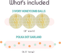 Thumbnail for EpiqueOne 22 - Piece Party Decoration Kit – Mint, Peach, Ivory - liquidation.store