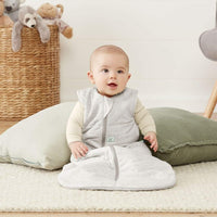Thumbnail for ergoPouch 2.5 Tog Winter Jersey Sleeping Bag - Grey Marle (3 - 12 months) - liquidation.store