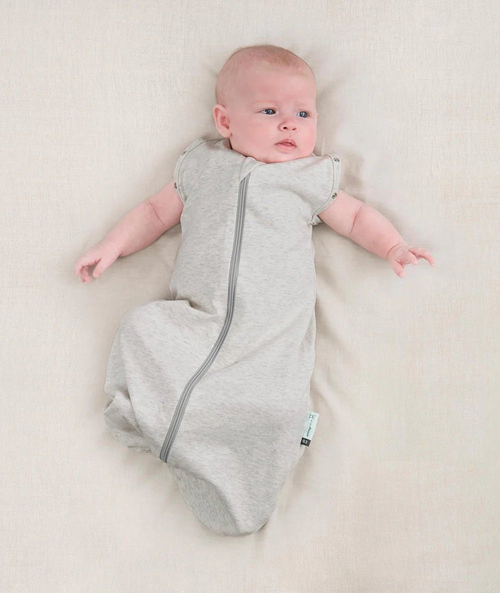 ErgoPouch Cocoon Swaddle Bag - 0.2 TOG (6 - 12M) Grey Marle - liquidation.store