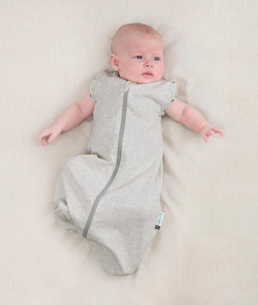 ErgoPouch Cocoon Swaddle Bag - 0.2 TOG (6 - 12M) Grey Marle - liquidation.store