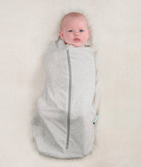 ErgoPouch Cocoon Swaddle Bag - 0.2 TOG (6 - 12M) Grey Marle - liquidation.store