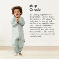 ergoPouch - Grey Marle - 1.0 TOG Sleep Onesie (Various Sizes) - liquidation.store