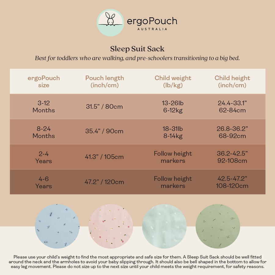 ergoPouch Sleep Suit Bag 0.3 TOG - Night Sky (8 - 24M) - liquidation.store