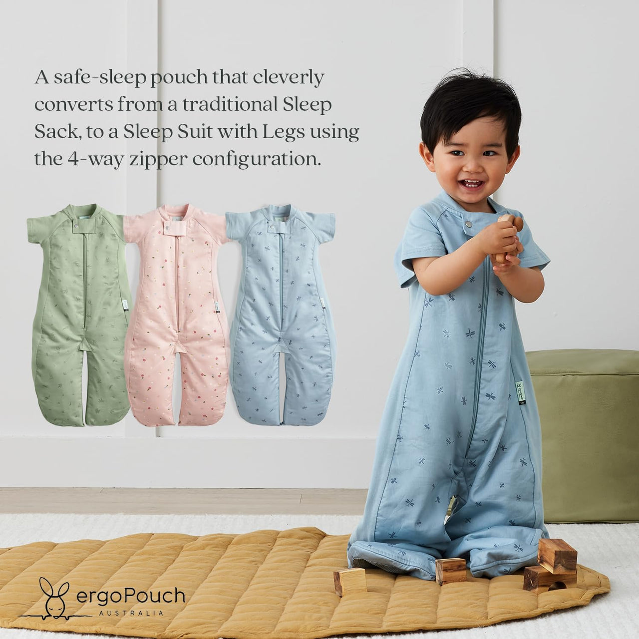 ergoPouch Sleep Suit Bag 0.3 TOG - Night Sky (8 - 24M) - liquidation.store