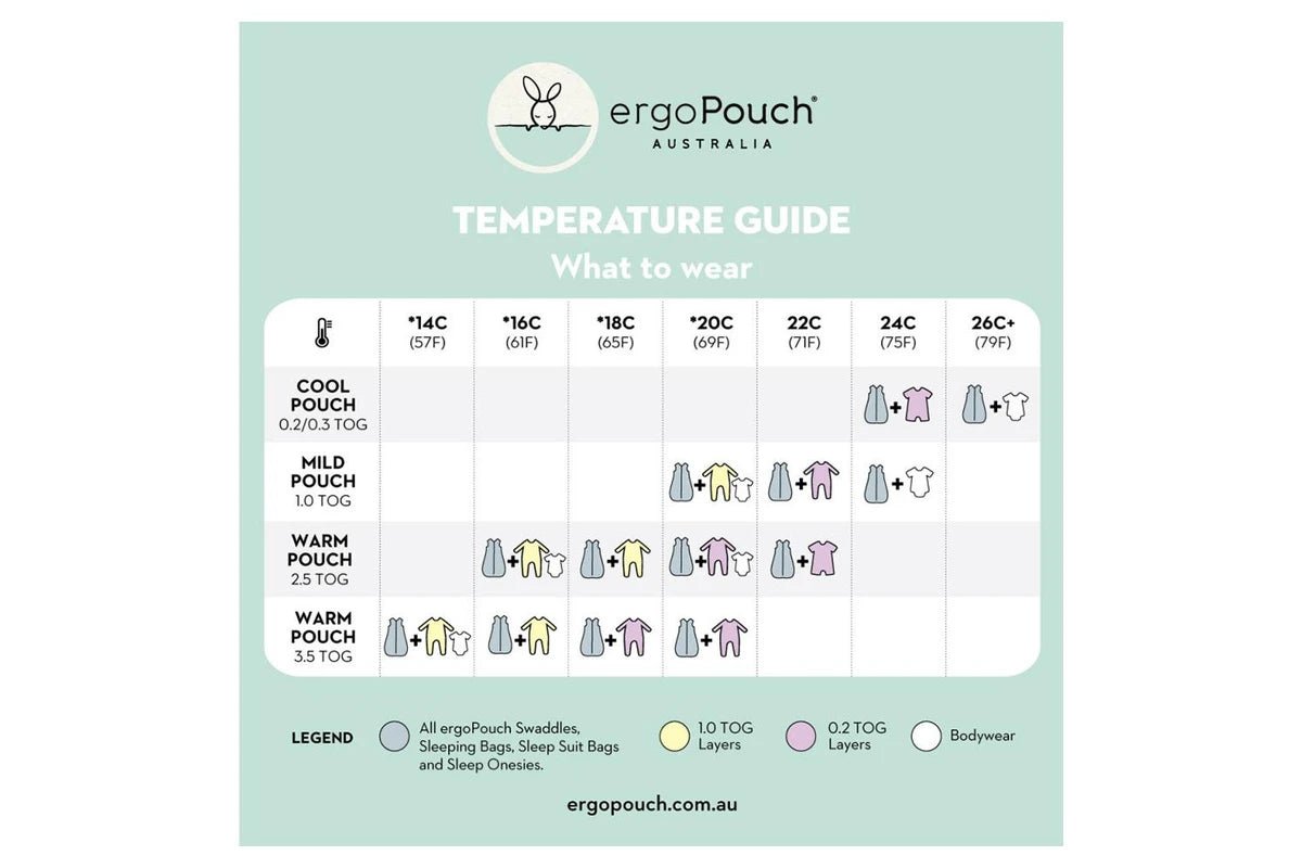 ErgoPouch Sleep Suit Bag TOG 1.0 - 8 - 24M (Pink Berries) - liquidation.store