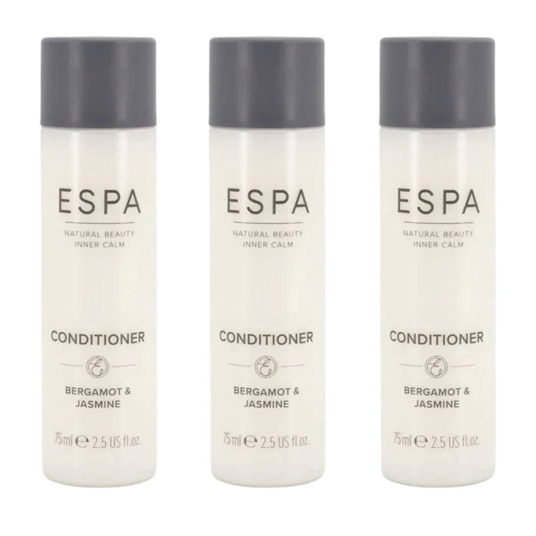 ESPA Bergamot & Jasmine Conditioner - 75ml X3 - liquidation.store