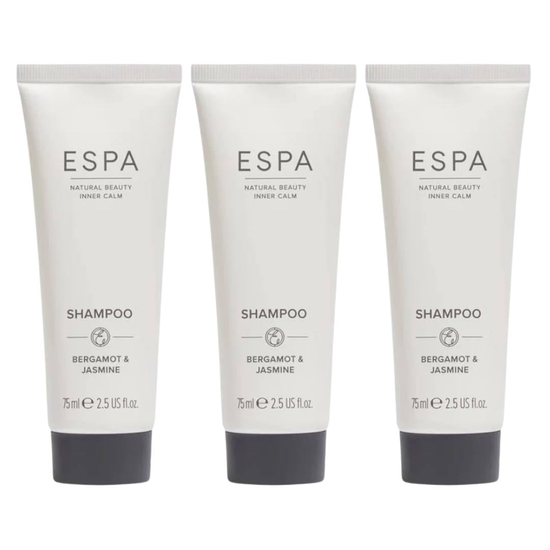 ESPA Bergamot & Jasmine Shampoo - 75ml X3 - liquidation.store