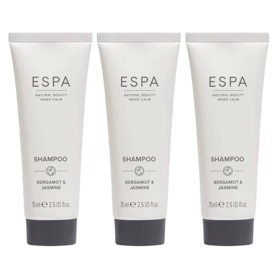 ESPA Bergamot & Jasmine Shampoo - 75ml X3 - liquidation.store
