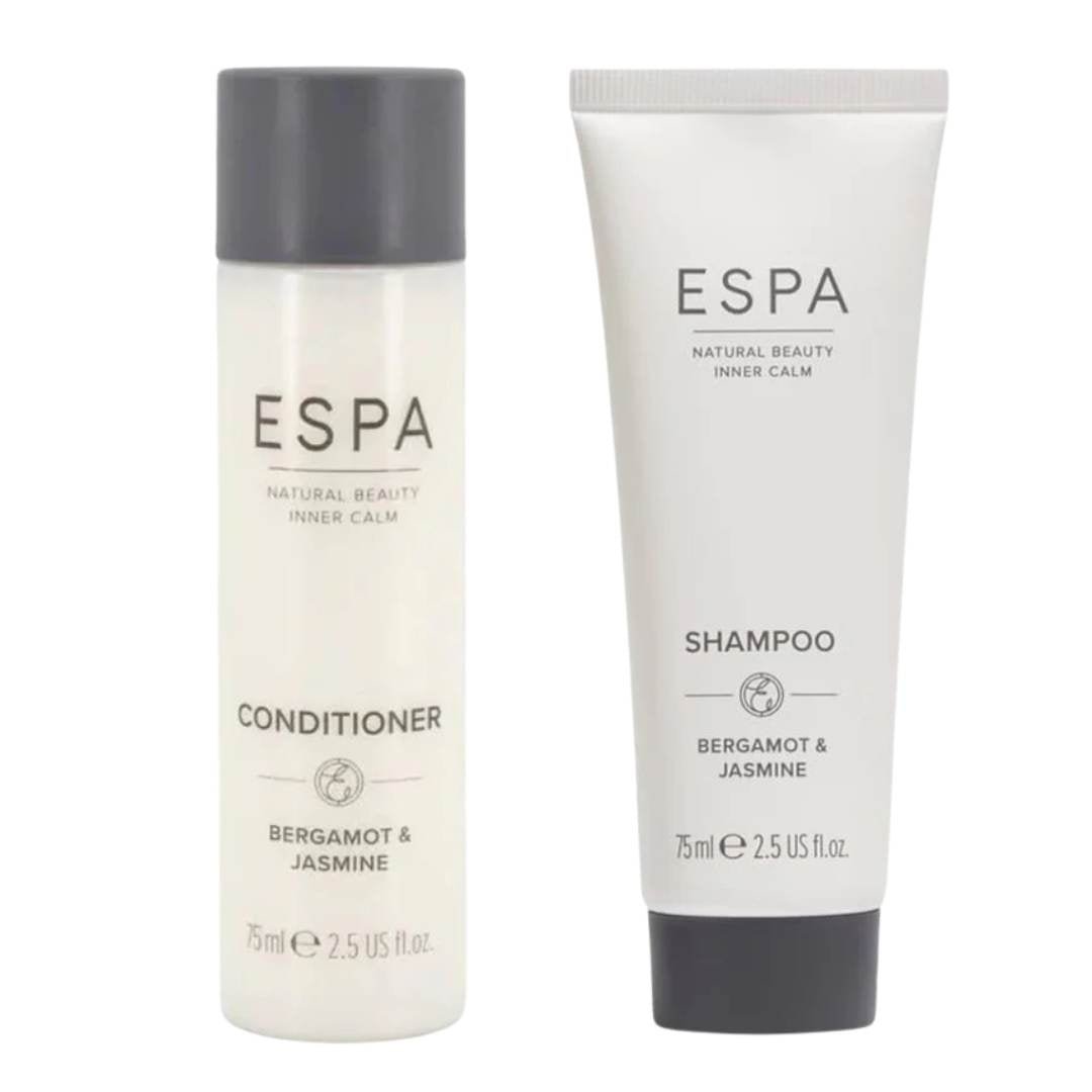 ESPA Bergamot & Jasmine Shampoo & Conditioner Duo (75ml) - liquidation.store