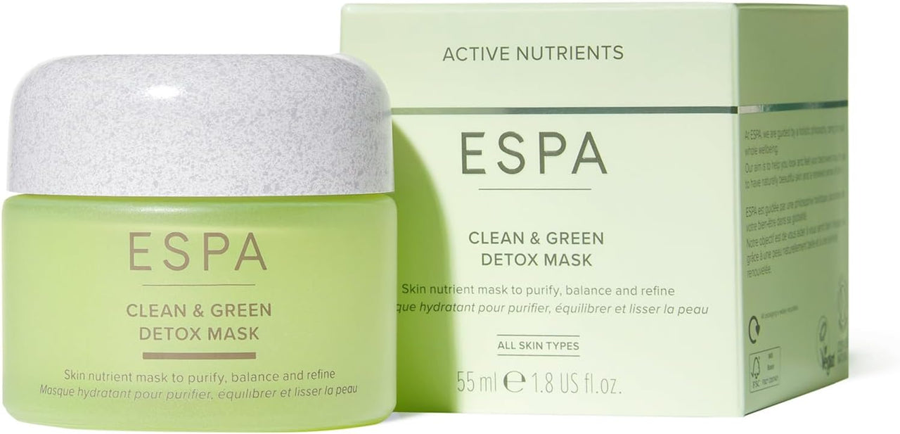 ESPA Clean & Green Detox Mask - 55ml - liquidation.store