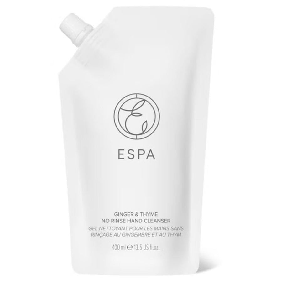 ESPA Ginger & Thyme No Rinse Hand Cleanser - 400ml - liquidation.store
