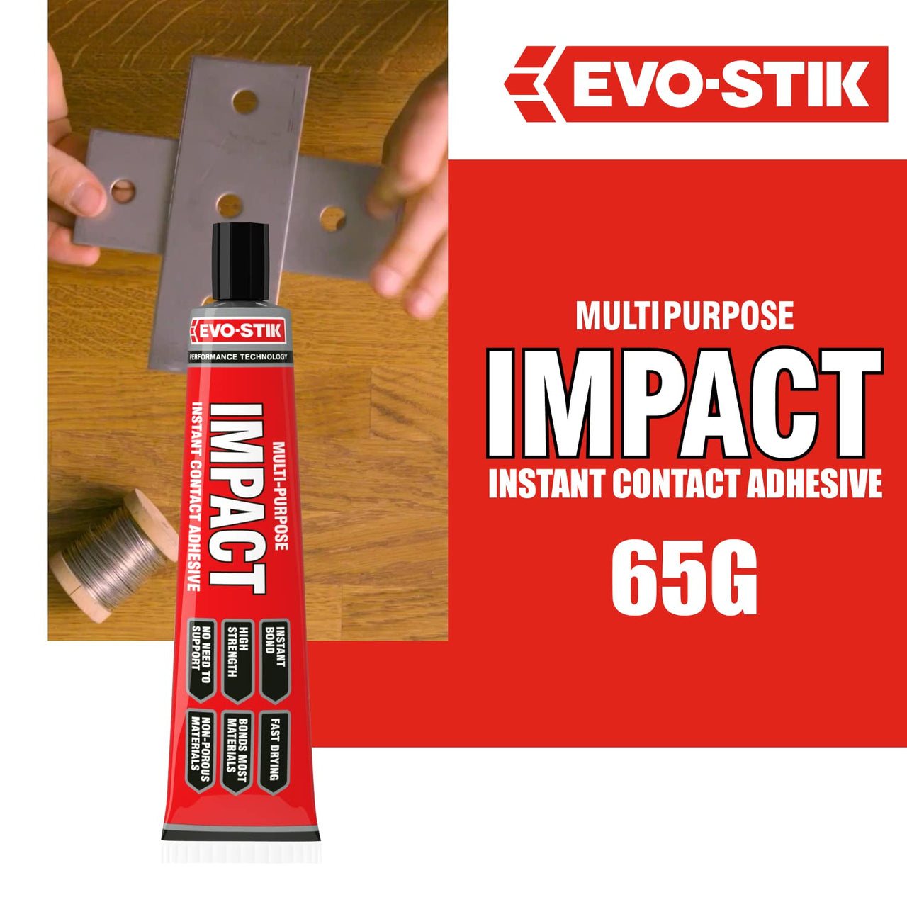 EVO - STIK High - Strength Impact Adhesive - 3 X 65g - liquidation.store