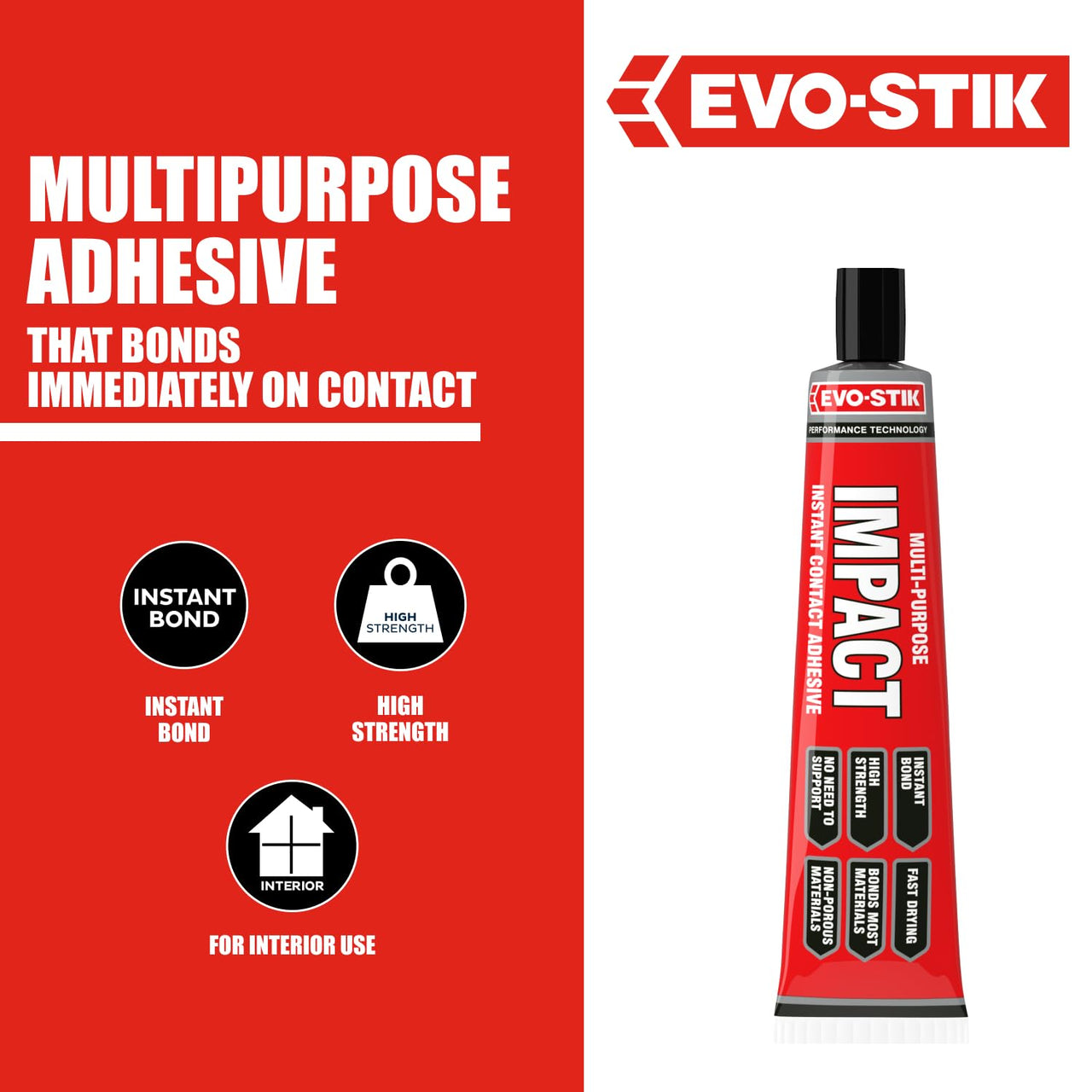 EVO - STIK High - Strength Impact Adhesive - 3 X 65g - liquidation.store