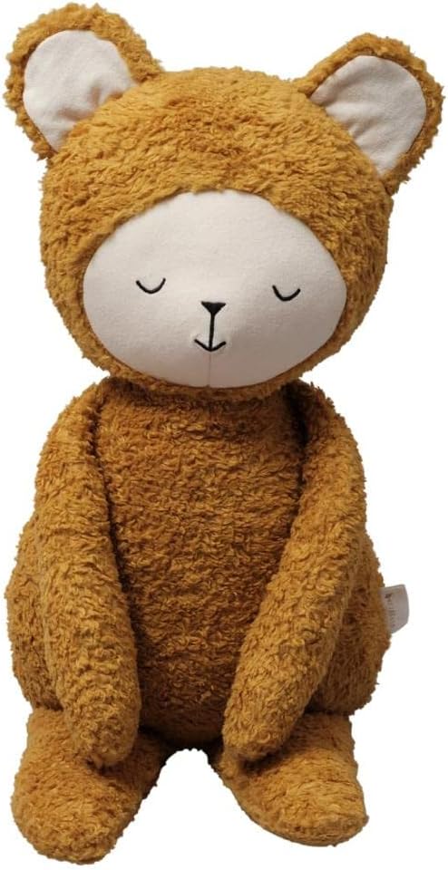 Fabelab - Big Buddy Bear - Extra Large Huggable Organic Ochre Bear 54cm - liquidation.store