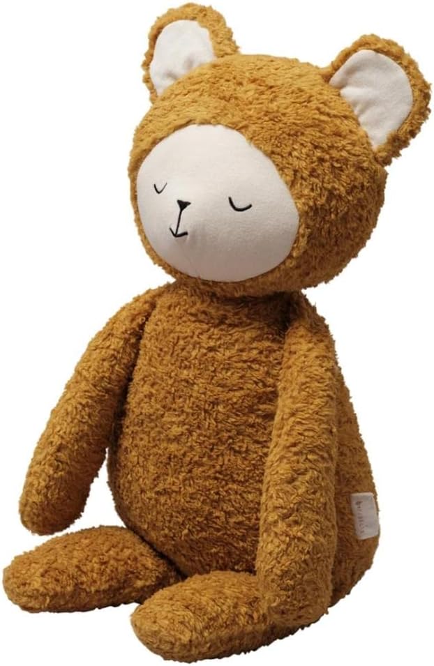 Fabelab - Big Buddy Bear - Extra Large Huggable Organic Ochre Bear 54cm - liquidation.store