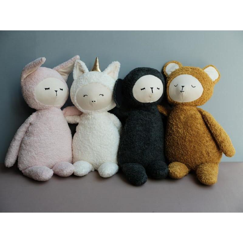 Fabelab Big Buddy Teddy Bear - Black Sheep - liquidation.store