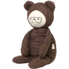 fabelab Big Buddy Teddy Bear - Uncle Theo - Chocolate - liquidation.store