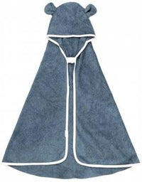 Thumbnail for Fabelab Hooded Baby Towel - Bear (Blue Spruce) - liquidation.store