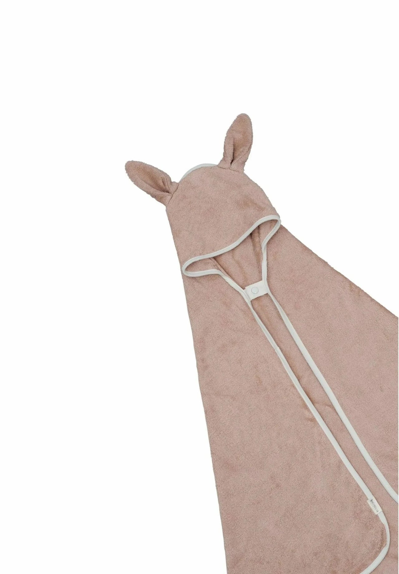 Fabelab Hooded Baby Towel - Bunny (Old Rose) - liquidation.store