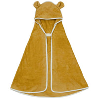 Thumbnail for Fabelab Organic Bamboo Hooded Baby Towel - Bear (Ochre) - liquidation.store