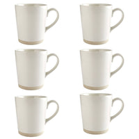 Thumbnail for Fairmont & Main 340ml Mugs - Cream (Set of 6) - liquidation.store