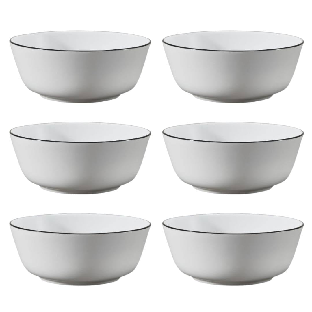 Fairmont & Main Bowls 17cm - Arctic Noir (Set of 6) RTR04 - liquidation.store