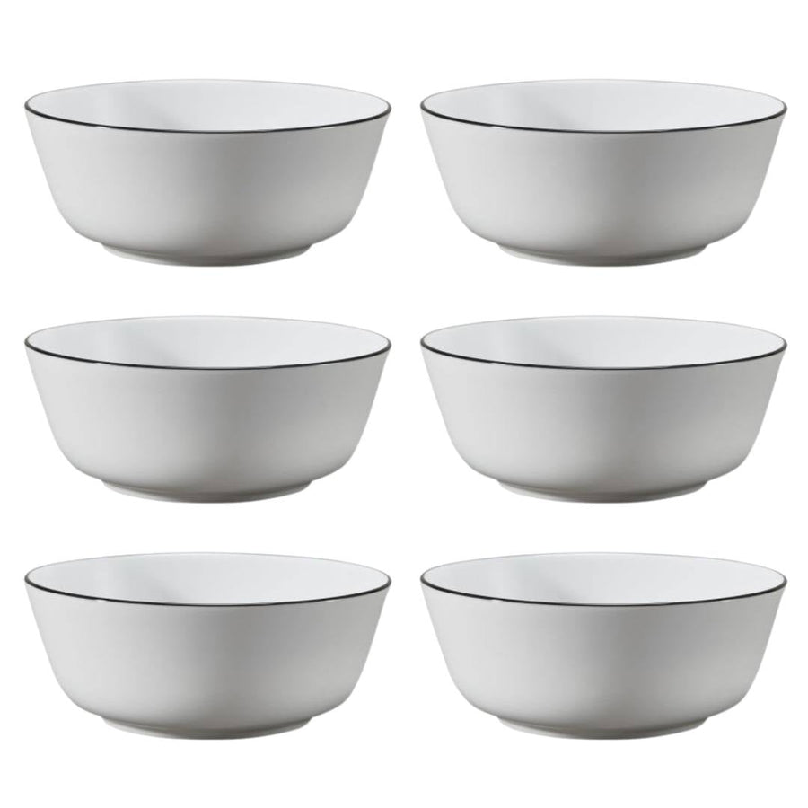Fairmont & Main Bowls 17cm - Arctic Noir (Set of 6) RTR04 - liquidation.store
