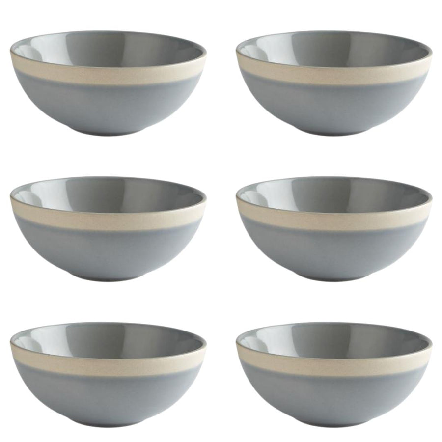 Fairmont & Main Cereal Bowls - Elements Sky (Set of 6) ES04 - liquidation.store