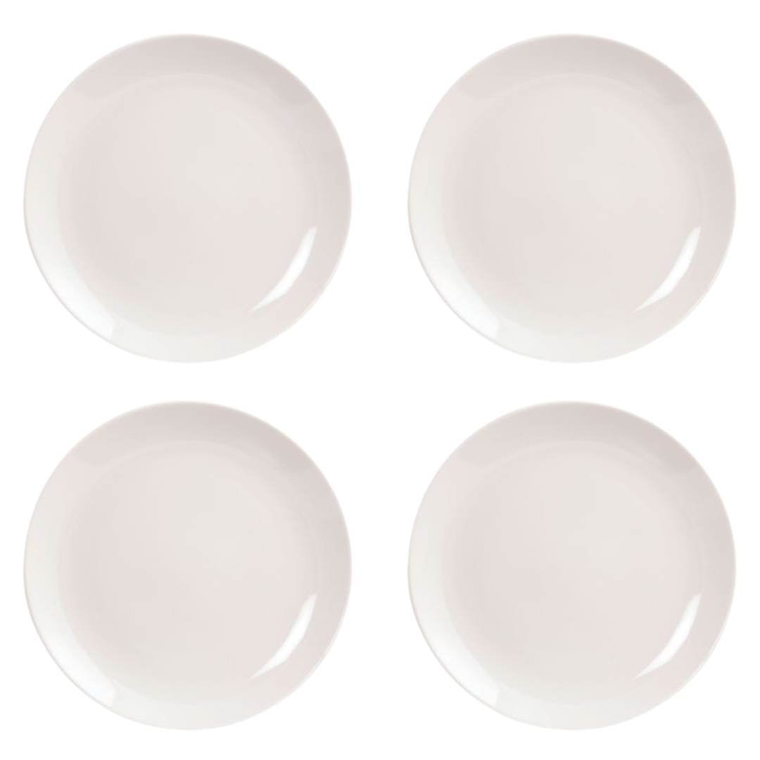 Fairmont & Main Coupe Dinner Plates - Arctic (Set Of 4) ARC01C - liquidation.store