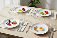 Thumbnail for Fairmont & Main Coupe Dinner Plates - Arctic (Set Of 4) ARC01C - liquidation.store