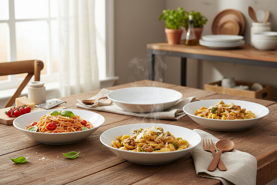 Fairmont & Main Coupe Pasta Bowls - Arctic (Set Of 6) ARC15C - liquidation.store