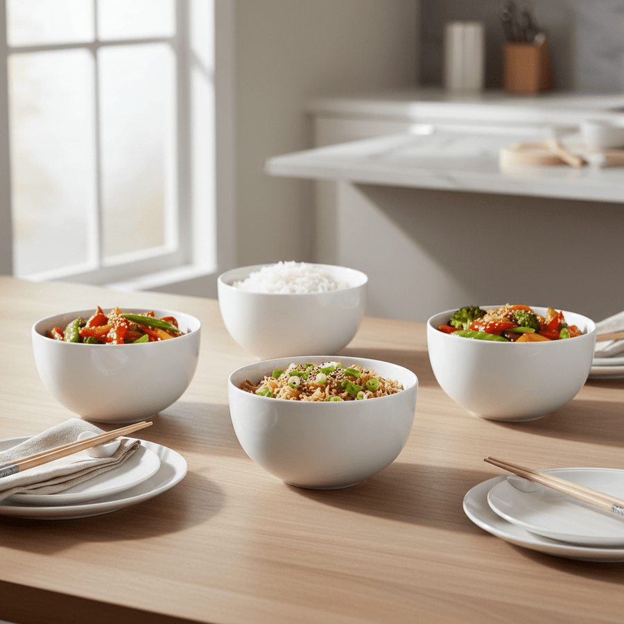 Fairmont & Main Coupe Rice Bowls - Arctic (Set of 6) ARC62C - liquidation.store