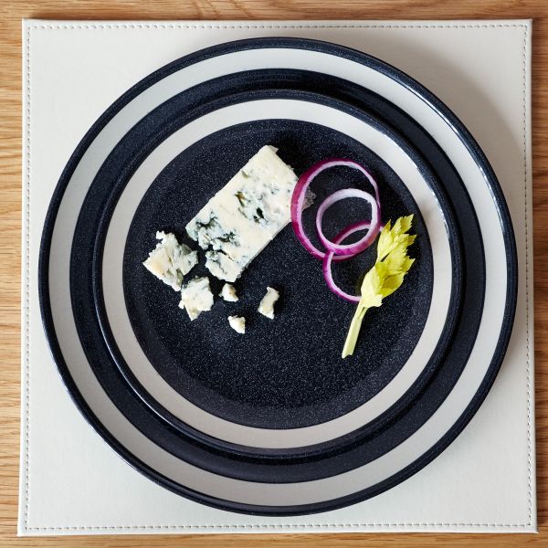 Fairmont & Main Dessert Plates - Dark Grey 20cm (Set of 6) - liquidation.store