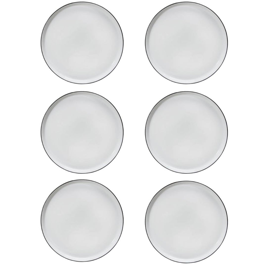 Fairmont & Main Dinner Plates 28cm - Arctic Noir (Set of 6) RTR01 - liquidation.store