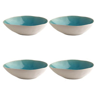 Thumbnail for Fairmont & Main Large Soup Bowls - Turquoise (4 Pack) VET04 - liquidation.store