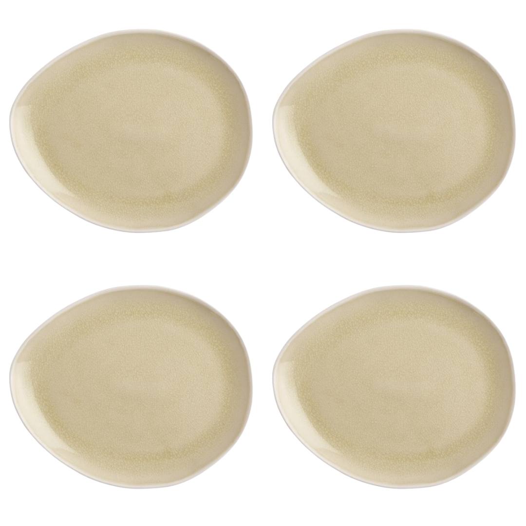 Fairmont & Main Medium Plates - Vie Naturelle Cream (Set of 4) - liquidation.store