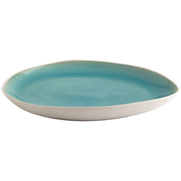 Fairmont & Main Medium Plates - Vie Naturelle Turquoise (Set of 4) VET01 - liquidation.store